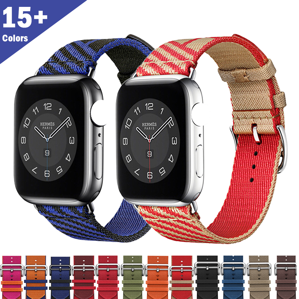 Jumping Single Tour Watch Bands for Apple Watch Band Correa 42mm 38mm Belt for I Watch Series 5 4 3 Se 6 7