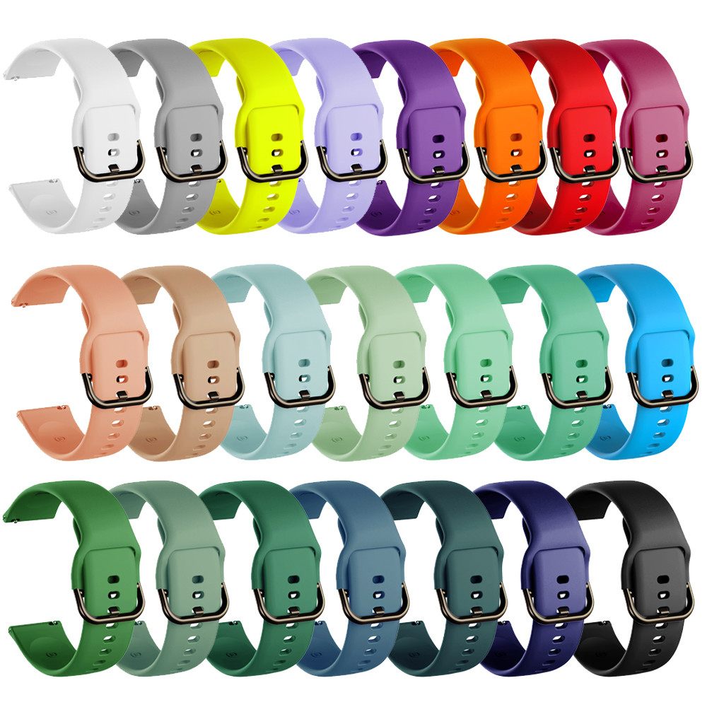 Silicone Watch Bands Suitable for Samsung Galaxy Watch Band Huawei Watch 20-22mm Strap Suitable for a Variety of Smartwatches